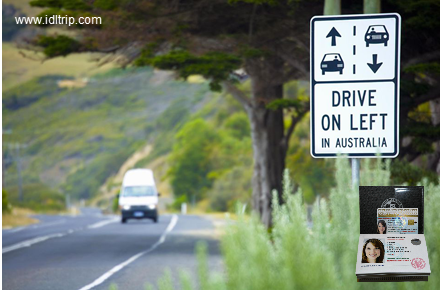 En Australia conducimos por la izquierda. 